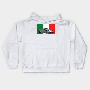 Pagani Zonda Italian Print Kids Hoodie